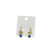 Enchanted Blue Evil Eye Hoop Earrings