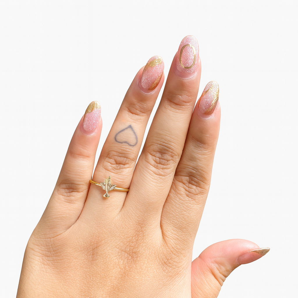 Golden Dove of Peace Ring