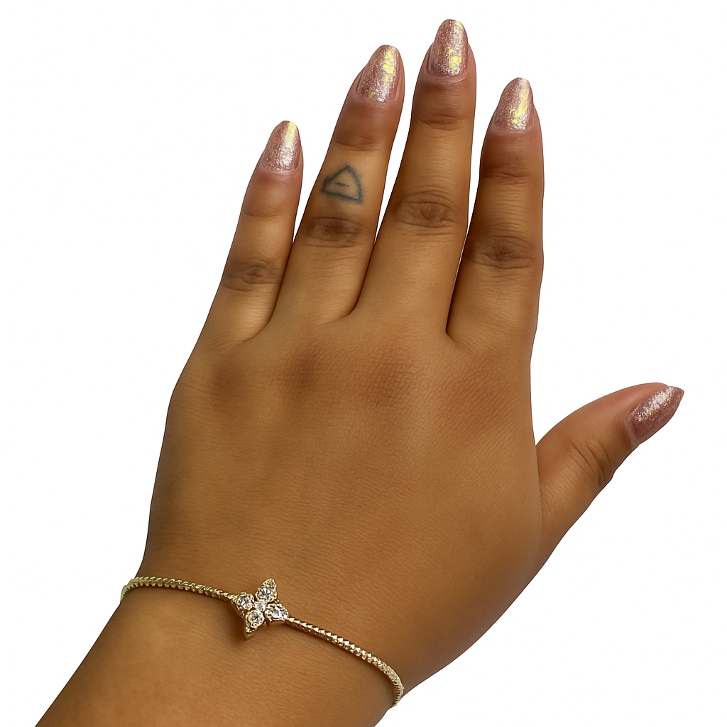 Petite Butterfly Sparkle Bracelet