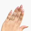 Golden Serpent Pavé Wrap Ring