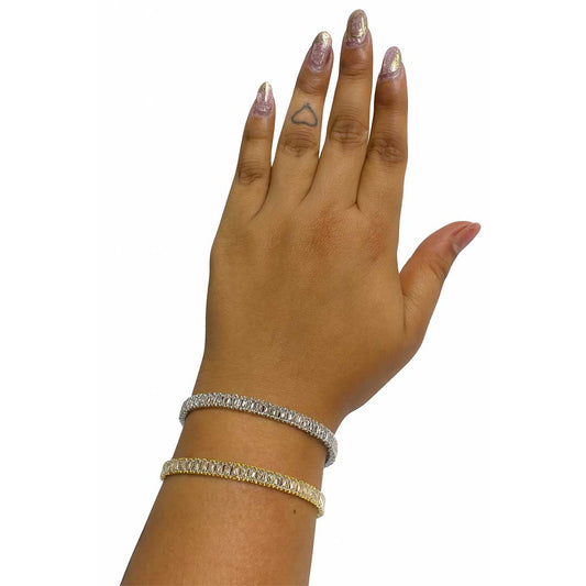 Luxe Baguette Tennis Bracelet