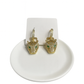 Majestic Panther Gold Hoop Earrings
