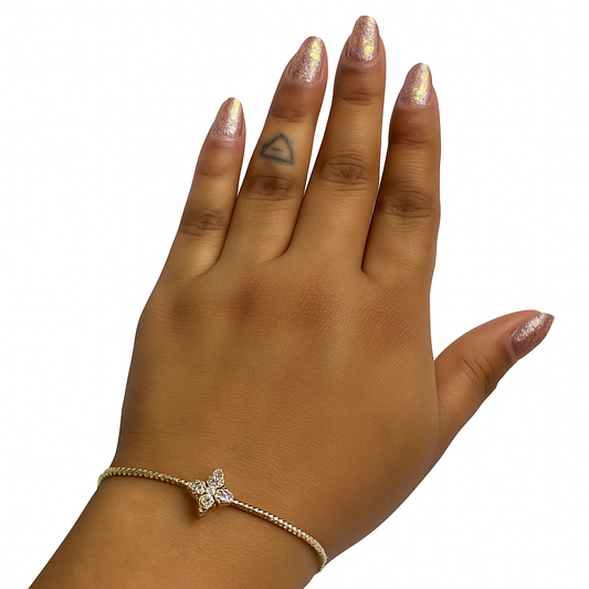 Petite Butterfly Sparkle Bracelet