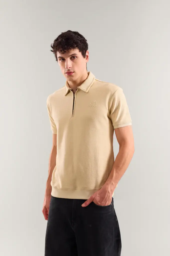 Fawn Textured Polo 4